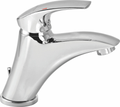 Novaservis Umyvadlová stojánková baterie bez výpusti Metalia ECO+ chrom 57002/1,0E
