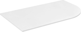 Sapho PULSE deska Rockstone 757x12x462mm, levá, bílá mat BM750-0101