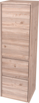 Mereo Opto koupelnová skříňka vysoká 125 cm, levé otevírání, Multidecor, Dub Nelson CN995LDNLS