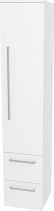 Mereo Bino, koupelnová skříňka vysoká 163 cm, pravá, Multidecor, Bílá lesk perlička CN698BIEL