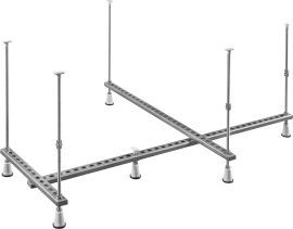 Polysan Nosná konstrukce pro asymetrickou vanu 170x80cm, L/R FR17081