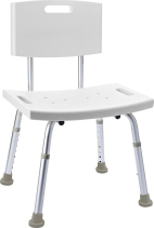 Ridder HANDICAP židle s opěradlem, nastavitelná výška, bílá A00602101