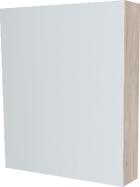 Mereo Koupelnová skříňka zrcadlová 60 cm, galerka, 1x dvířka levá, Multidecor, Light Rock Hickory CN798G61LRH1