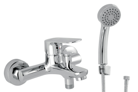 Novaservis Vanová baterie s příslušenstvím 150 mm Titania Cosmos chrom 90220,0