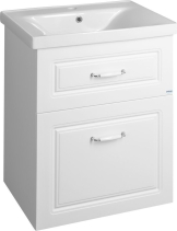 Aqualine FAVOLO umyvadlová skříňka 57x72, 5x44, 6cm, bílá mat FV260