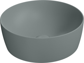 GSI NUBES keramické umyvadlo na desku průměr 40cm, agave mat 903904