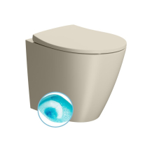 GSI MODO WC mísa stojící, Swirlflush, 37x52cm, spodní/zadní odpad, creta dual-mat 981008