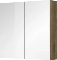 Mereo Aira, koupelnová galerka 80 cm, zrcadlová skříňka, dub Halifax CN717GH