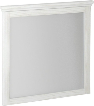 Sapho CROSS zrcadlo v dřevěném rámu 70x80cm, starobílá CR212