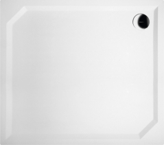 Gelco SARA sprchová vanička z litého mramoru, obdélník 90x80cm, hladká HS8090