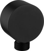 Aqualine Vývod sprchy, průměr 50mm, černá mat SC371B