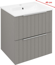 Sapho CIRASA umyvadlová skříňka 48x54x39cm, agila strip CR492-4343S