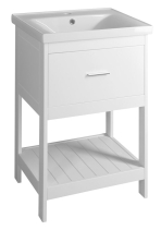 Aqualine ETIDE umyvadlová skříňka 51, 5x85x44 cm, bílá mat ET515
