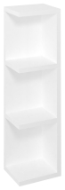 Sapho RIWA otevřená police 20x70x15 cm, levá/pravá, bílá lesk RIW250-0030