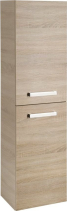 Aqualine VEGA skříňka vysoká s košem, 40x150x31cm, dub platin VG960