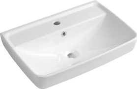 Aqualine DURU keramické umyvadlo 60x40cm, bílá TU0351