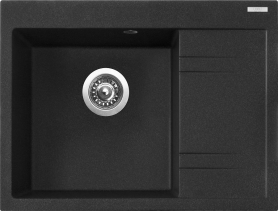 Granitový dřez Sinks RIM 650 L Granblack levý SIGRI65050030L