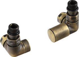 Sapho CORNER SIMPLY připojovací sada ventilů triaxiální, pravé provedení, bronz TM1248