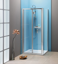 Polysan EASY obdélníkový sprchový kout 900x700mm, skládací dveře, L/P varianta, čiré sklo EL1990EL3115