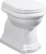 Kerasan RETRO WC mísa stojící, 38, 5x59cm, zadní odpad, bílá 101101
