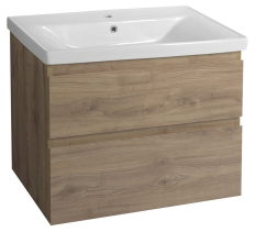Aqualine ALTAIR umyvadlová skříňka 77, 5x60x45cm, dub emporio AI380