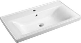 Aqualine SAVA 80 keramické umyvadlo nábytkové 80x46cm, bílá 2080