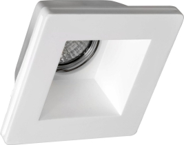 Sapho GIP podhledové sádrové svítidlo 120x120 mm, GU10, max 35W LDD475