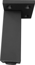 Aqualine Výškově stavitelná nožička výška 100-110mm, černá mat 0776R-B