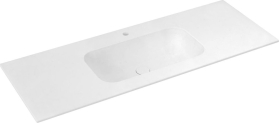 Sapho ARUBA umyvadlo, Rockstone, 140x51, 5cm, bílá mat AR140-B1M