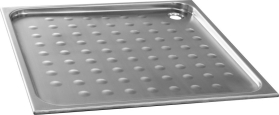 NOFER Nerezová sprchová vanička, čtverec 90x90cm, mat 13052.90.S