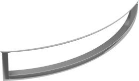 GSI NORM čelní držák ručníků 50cm, pro umyvadlo 8646111, chrom PANMA50