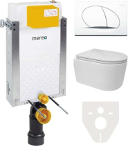 Mereo WC komplet pro zazdění s příslušenstvím MM01SETRA