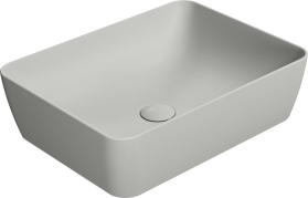 GSI SAND/NUBES keramické umyvadlo na desku 50x38cm, cenere mat 903717