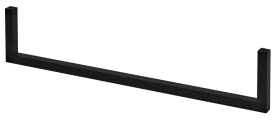 Sapho AVICE sušák osušky, 450x95mm, černá mat VC467