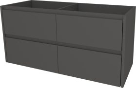 Mereo Opto, koupelnová skříňka 121 cm, Multidecor, Šedý diamant CN993SSEDD