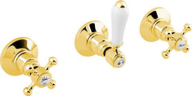 Sapho ANTEA podomítková sprchová baterie, 2 výstupy, zlato SET305-105