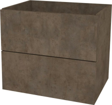 Mereo Ponte, koupelnová skříňka 61 cm, Multidecor, Beton Chicago tm šedý CN290SBCS2