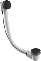 Polysan Vanová souprava s bovdenem, délka 775mm, zátka 72mm, černá mat 71681B