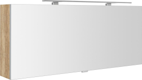 Sapho CLOE galerka s LED osvětlením 120x50x18cm, dub alabama CE120-0022