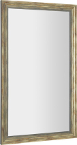 Sapho DEGAS zrcadlo v dřevěném rámu 71, 6x121, 6cm, černá/starobronz NL732