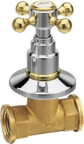 Sapho ANTEA podomítkový ventil, teplá, chrom/zlato 3052H