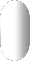 Aqualine Zrcadlo s broušenou hranou oválné 40x70cm, CU free 22503