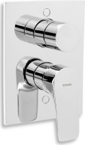 Novaservis Vanová sprchová baterie s přepínačem Titania Nice chrom 97050R,0