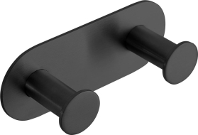 Sapho X-ROUND BLACK samolepící dvojháček, černá mat XR220B
