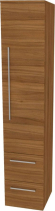 Mereo Bino, koupelnová skříňka vysoká 163 cm, pravá, Multidecor, Ořech Dijon přírodní CN698ODP1