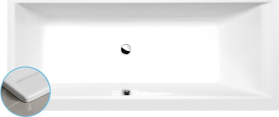 Polysan CLEO SLIM obdélníková vana 180x80x48cm, bílá 95611S