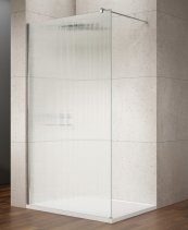 Gelco VARIO CHROME jednodílná sprchová zástěna k instalaci ke stěně, sklo nordic, 1400 mm GX1514-05
