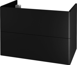 Mereo Siena, koupelnová skříňka 80 cm, černá mat CN441S
