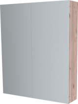 Mereo Koupelnová skříňka zrcadlová 60 cm, galerka, 2 x dvířka, Multidecor, Dub Nelson CN798G62DNLS