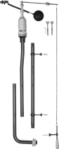 GSI CLASSIC splachovací mechanismus, chrom BOCR